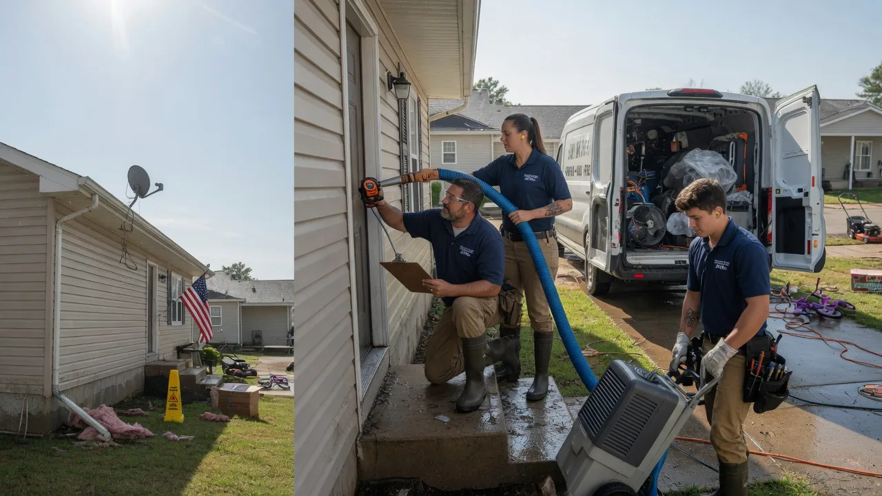 Ceiling Water Damage Restoration in Rombauer, MO near me